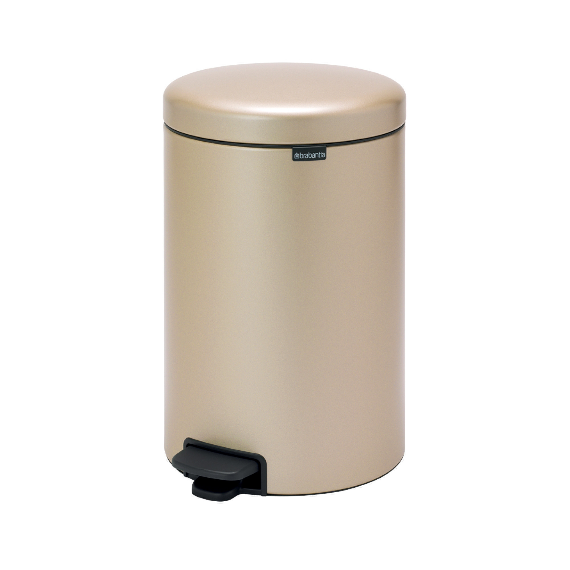 Poubelle à pédale coloris doré Brabantia NewIcon 20 - vue 2