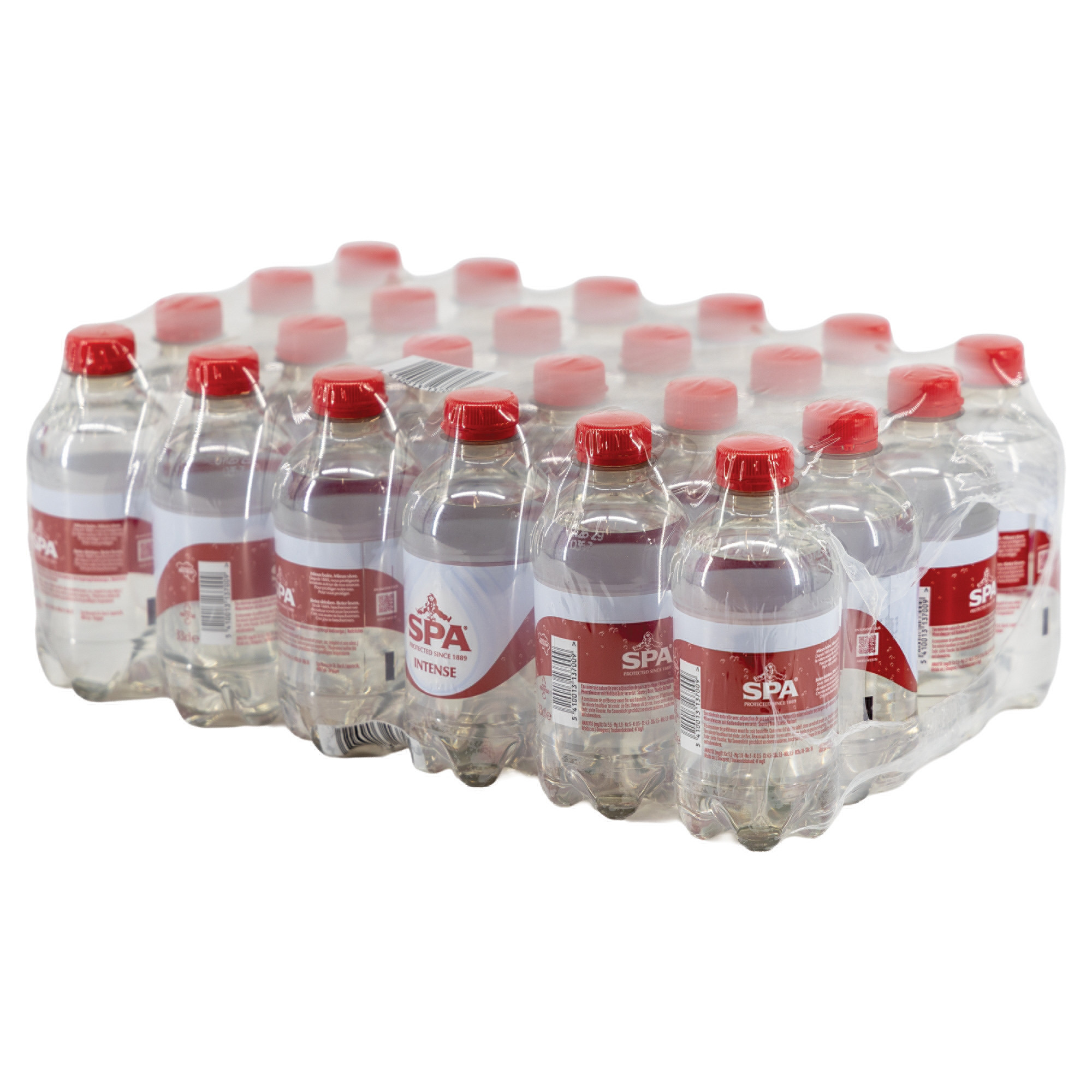 Eau gazeuse Spa Intense, lot de 24 bouteilles de 33 cl