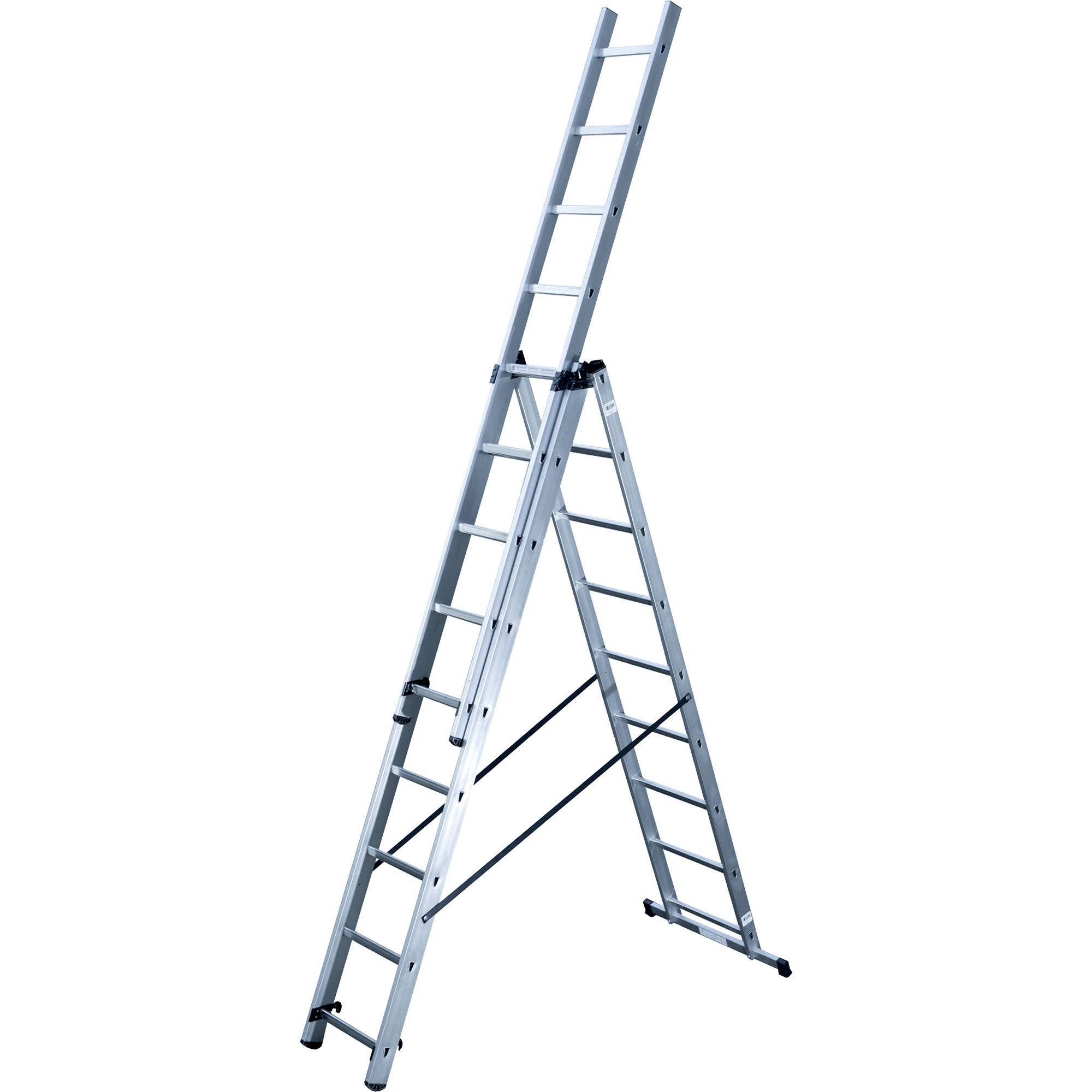Echelle transformable 3 plans HAILO 3 x 9 échelons