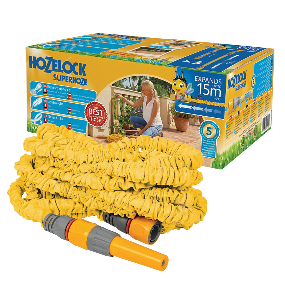 HOZELOCK Tuyau arrosage extensible Hozelock Superhoze L 15 m