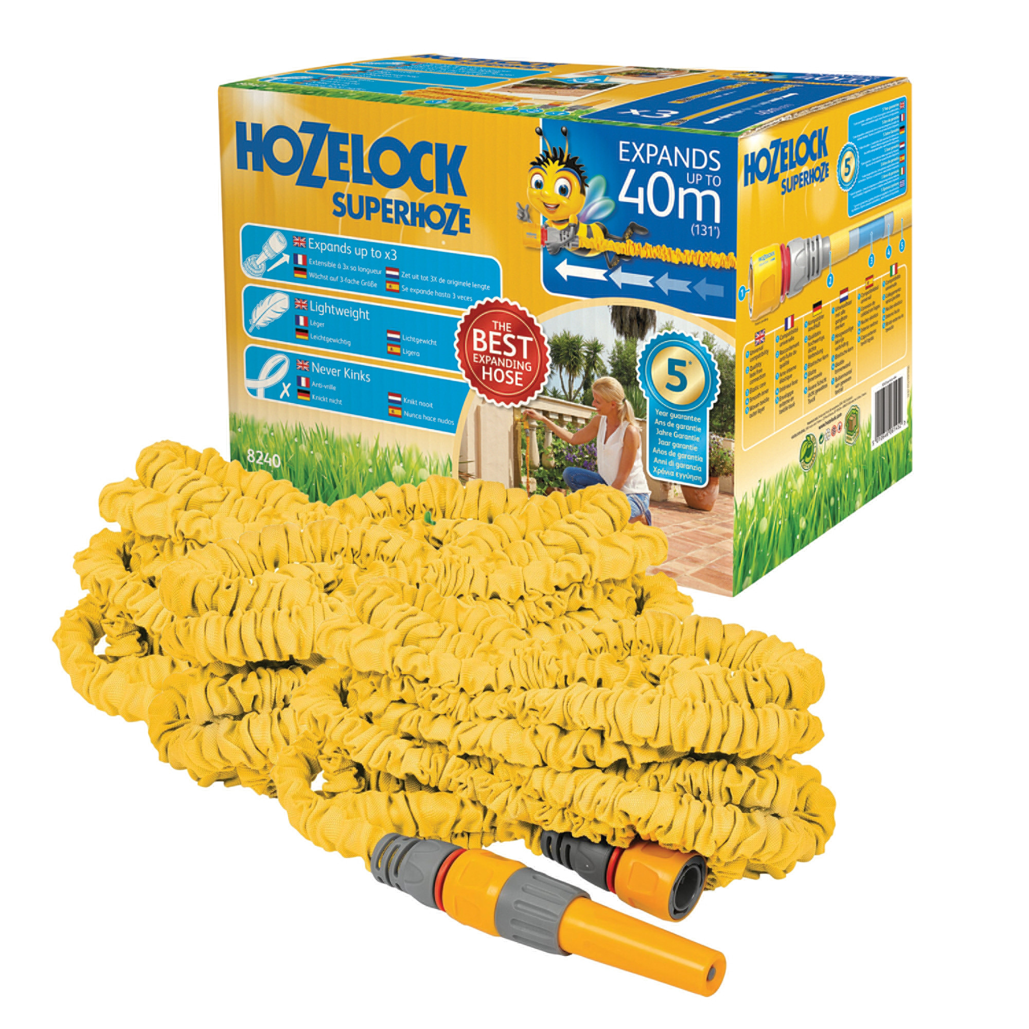 HOZELOCK Tuyau arrosage extensible Hozelock Superhoze L 40 m