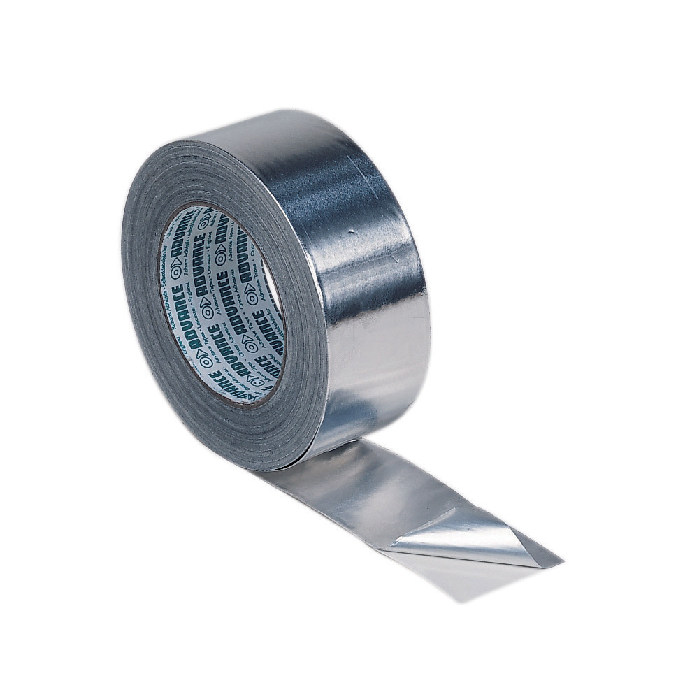 Ruban adhsif en aluminium pour l'tanchit et l'isolation thermique, 50 m x 50 mm