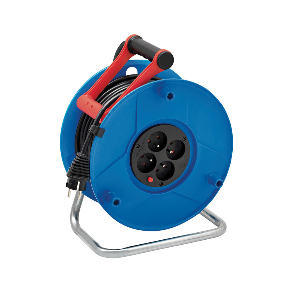 BRENNENSTUHL Enrouleur lectrique Standard S Brennenstuhl, 4 prises, cble 50m H05VV-F 3G1,
