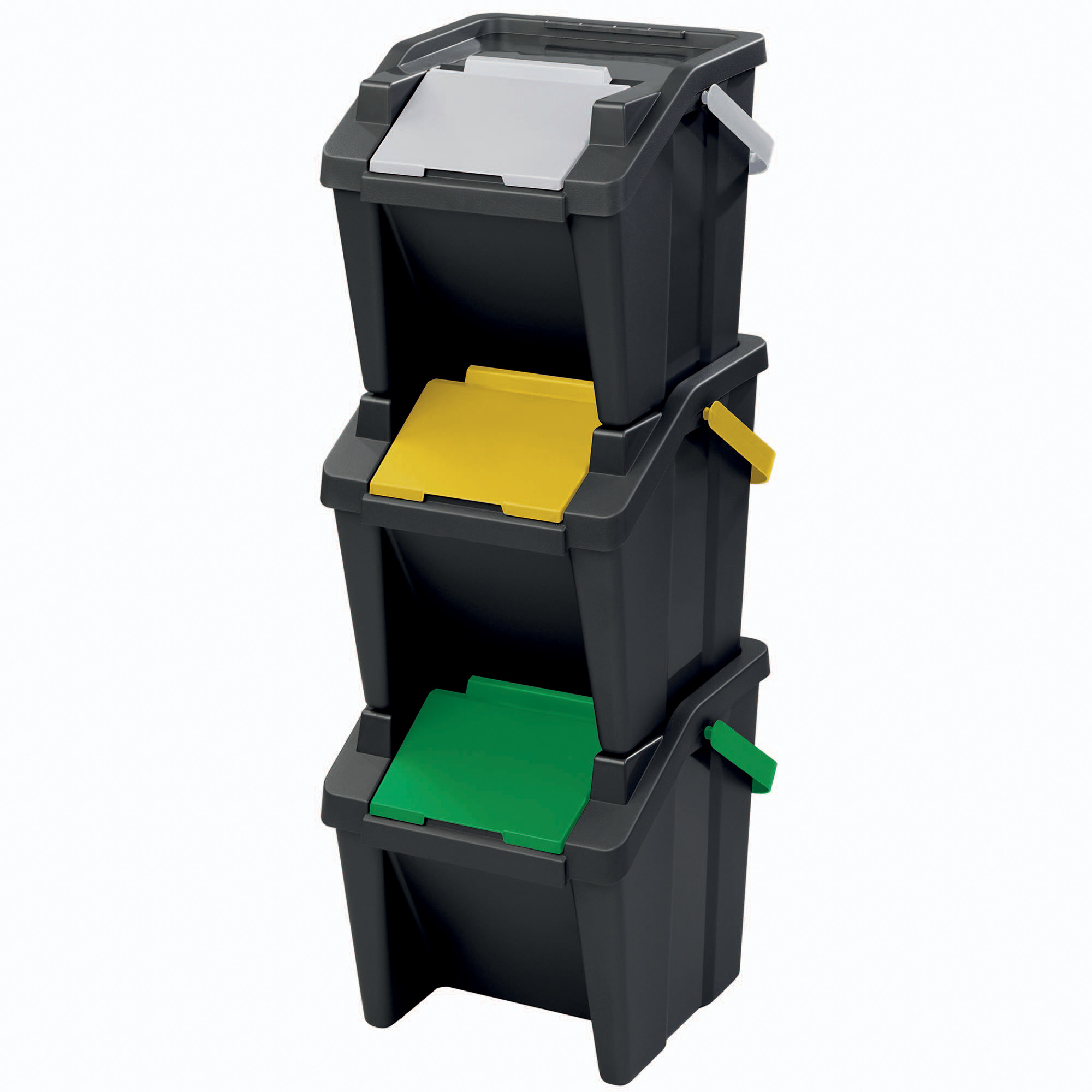 Kit 3 bacs pour tri sélectif CEP