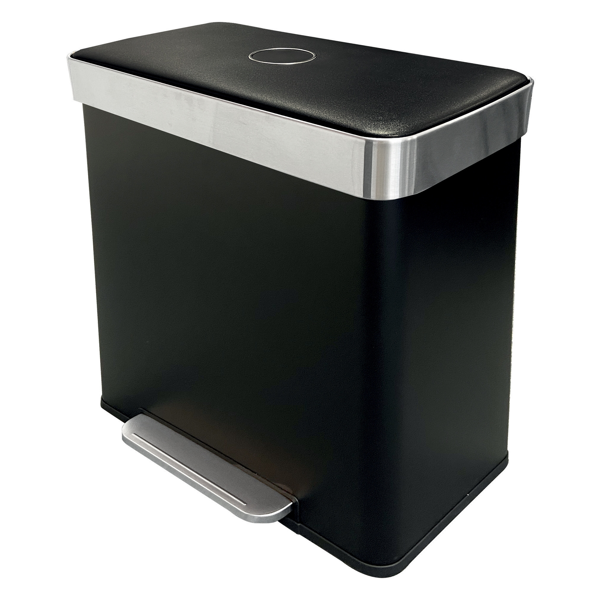 Poubelle à pédale Hailo tri sélectif 2 x 30 L
