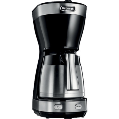 Cafetière filtre isotherme Delonghi ICM16710 petit déjeuner 1,25 L, inox