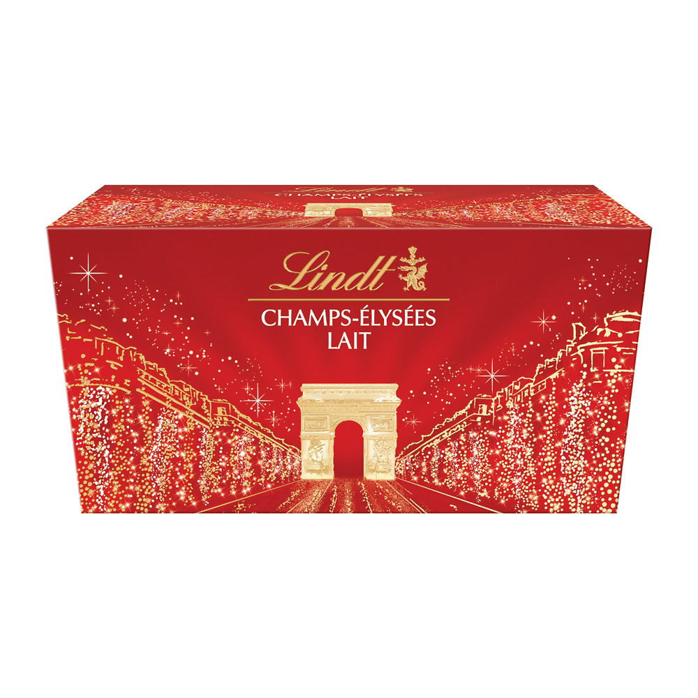 LINDT Ballotin Lindt Champs-lyses lait, 217 g