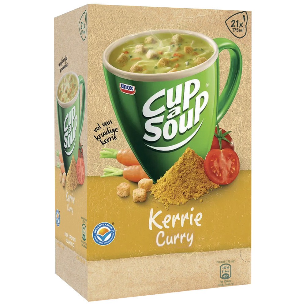 CUP A SOUP Soupe au curry, 21 sachets