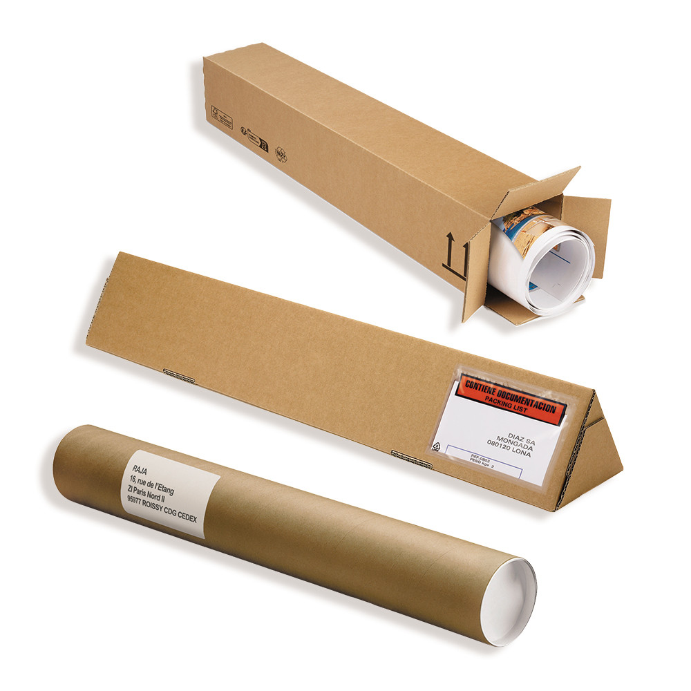 Tubes d'expédition carton