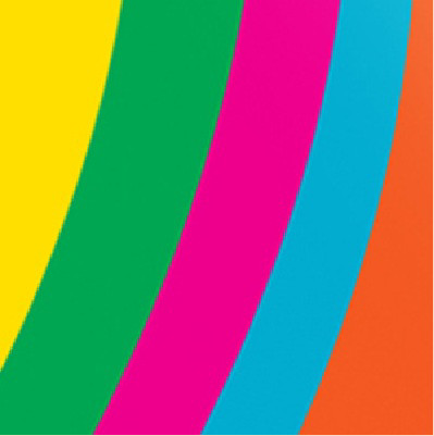 Amarillo, Verde, Rojo coral, Turquesa y Fucsia intenso