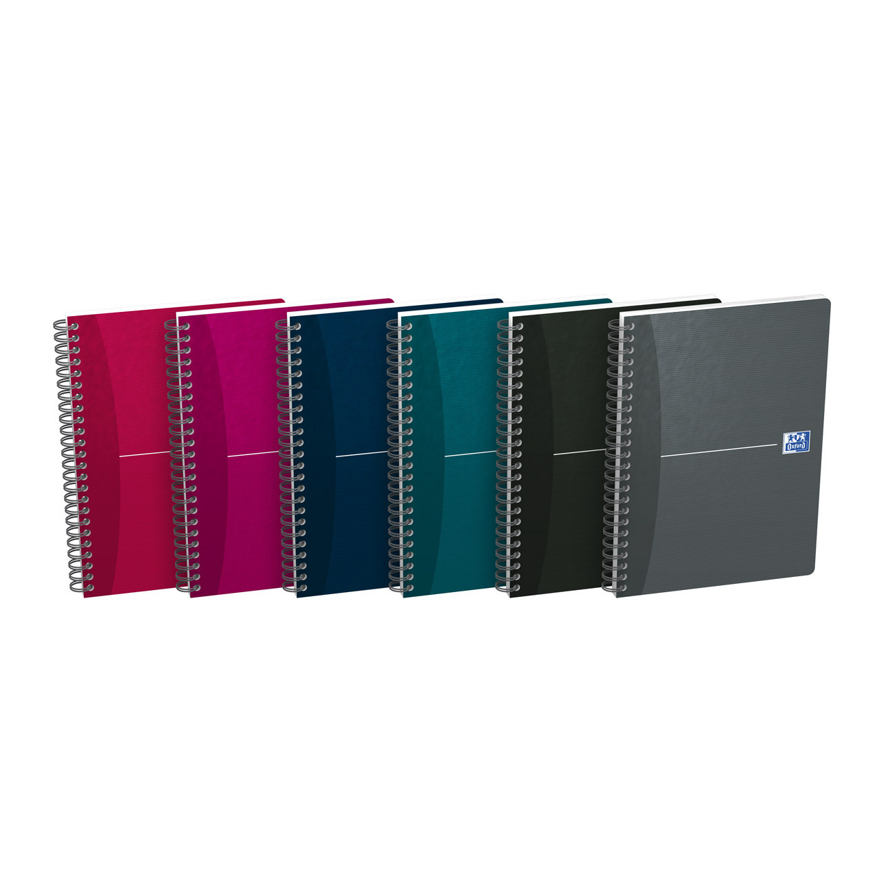 Oxford Cahier à spirale Office Essentials A5 14 8 x 21 cm Petits carreaux 5x5 180 pages