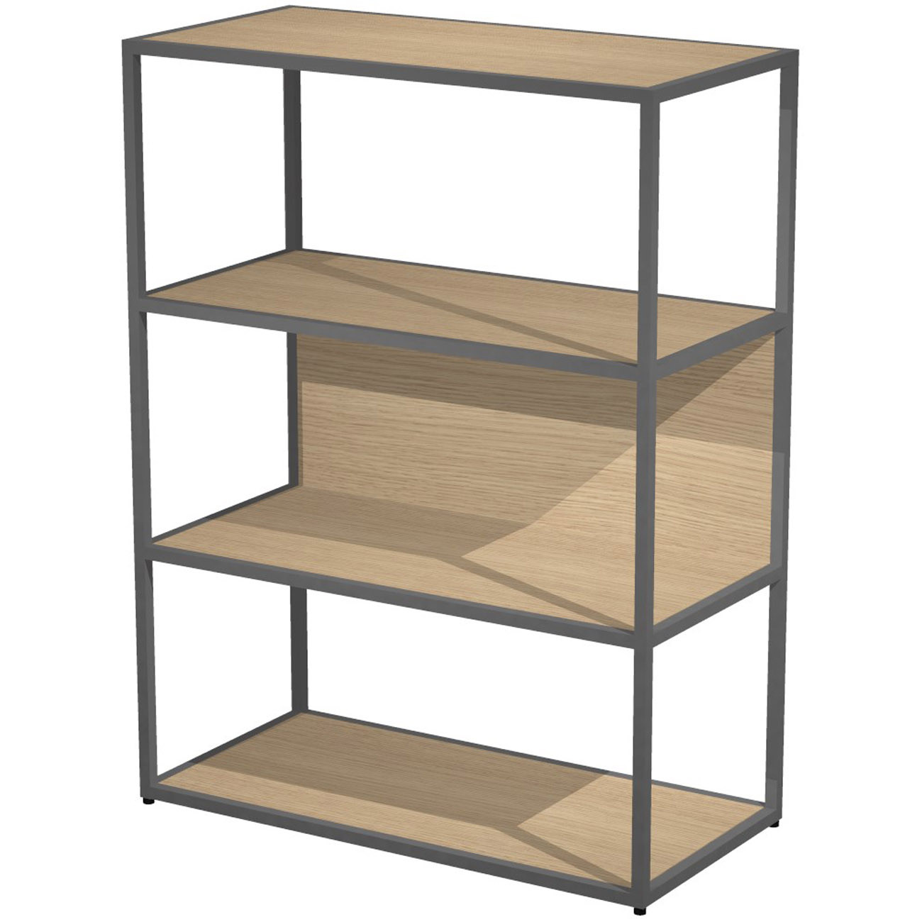 Top sur-meuble Presto H.119 cm Chêne - structure métal Anthracite