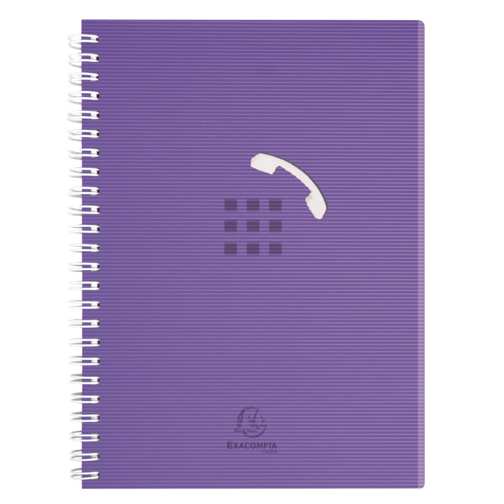 Exacompta Rpertoire Linicolor Format 15 x 21 cm - 96 pages