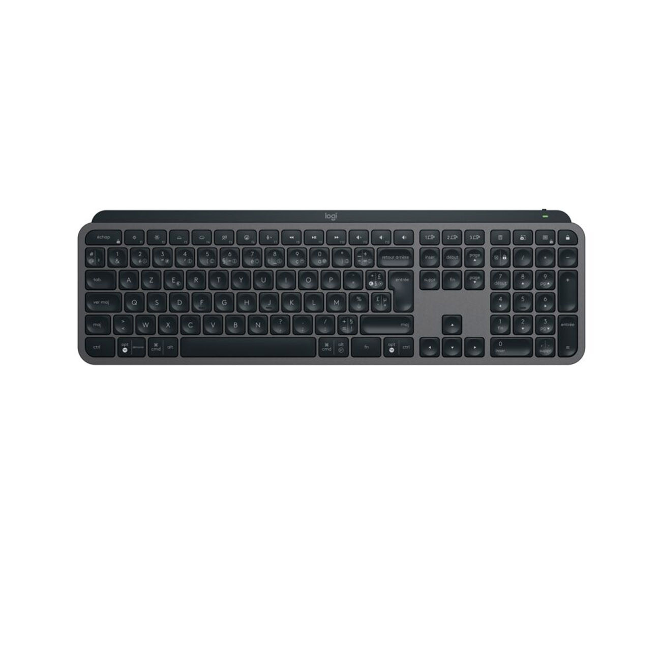 Logitech MX Keys For Business Clavier rétroéclairé sans fil disposition FR - vue 5