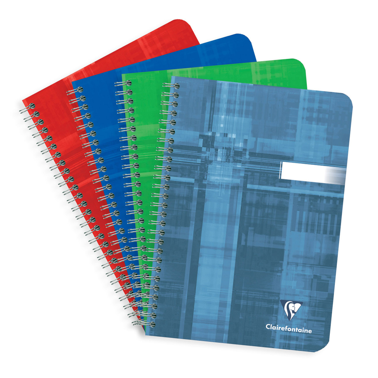 Clairefontaine Carnet à spirales A5 14,8 x 21 cm - 90g - Petits carreaux 5x5 - 180 pages