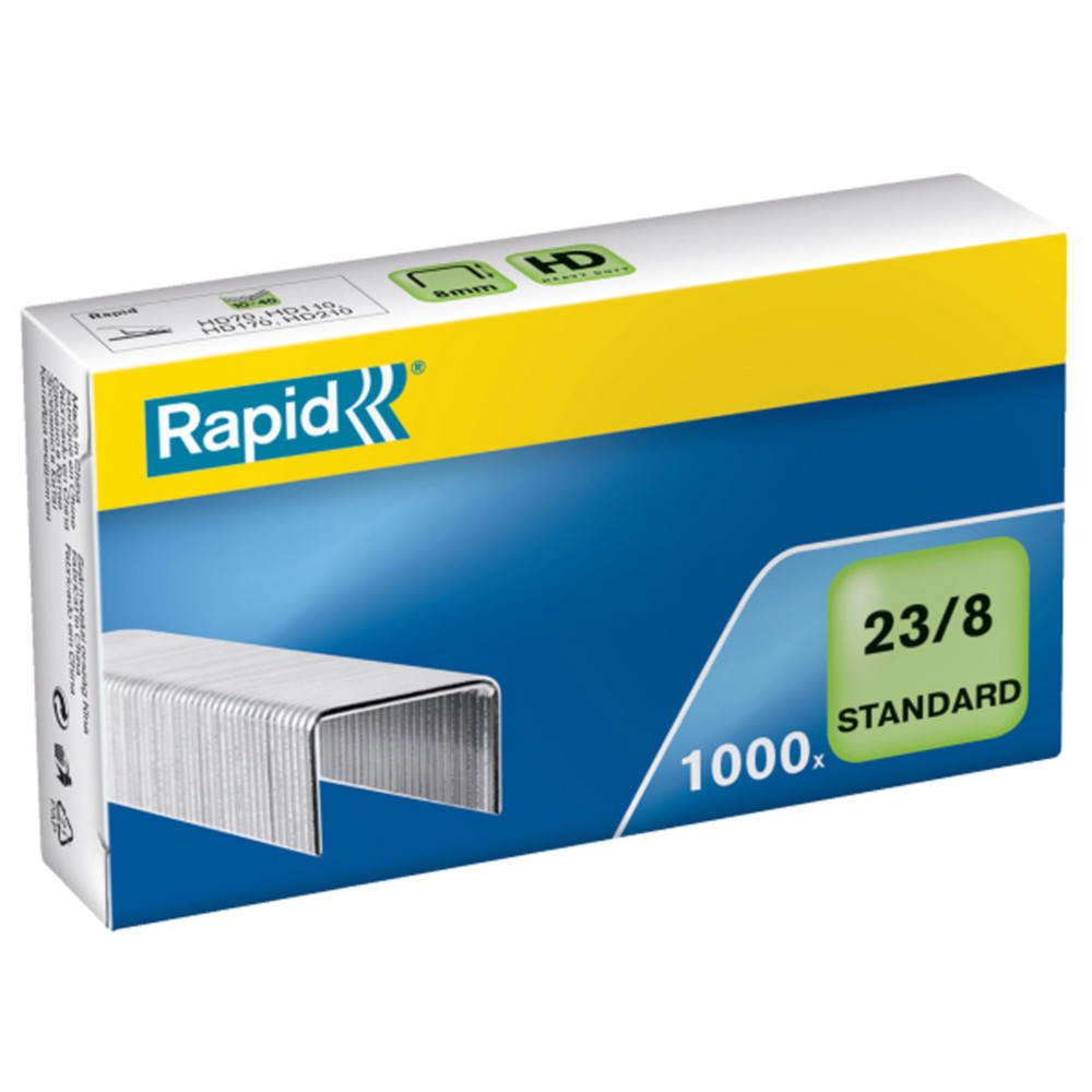 Rapid Agrafes  23/8 - Bote de 1000