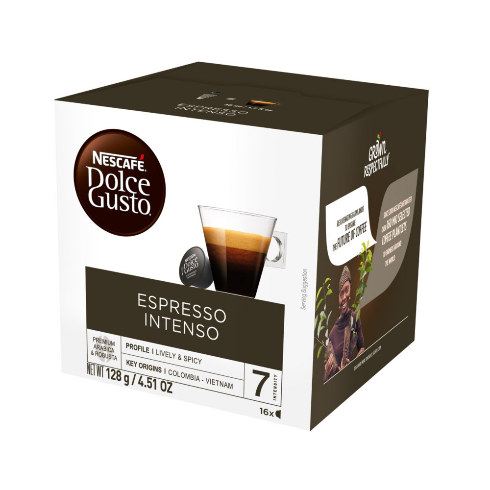 Nescaf Dolce Gusto Caf Espresso Intense - Bote de 16 capsules