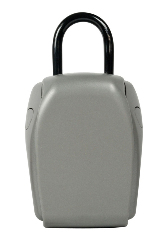 Master Lock Mini coffre  cl avec anse -  combinaison 4 chiffres programmable - Gris