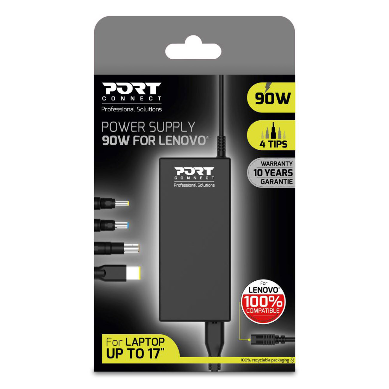 Port Designs 900007 LE adaptateur de puissance & onduleur Intérieure
