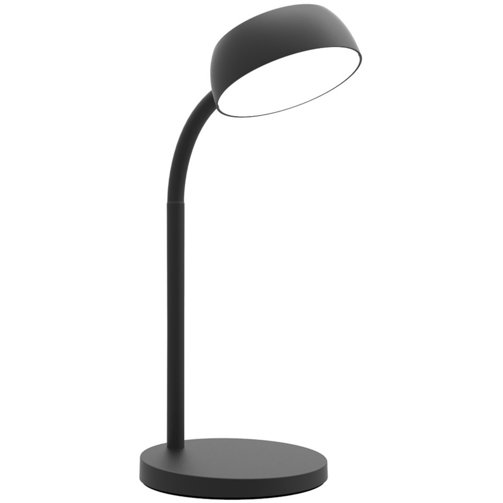 Unilux Lampe de bureau Tamy Led intgre - 6W - Bras flexible 360 - Noir