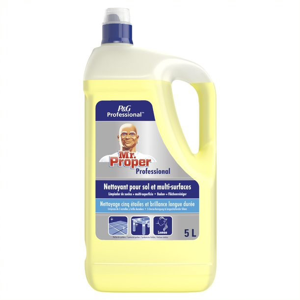 Mr. Propre Professionnel Nettoyant multi-surfaces - Citron - Bidon 5L
