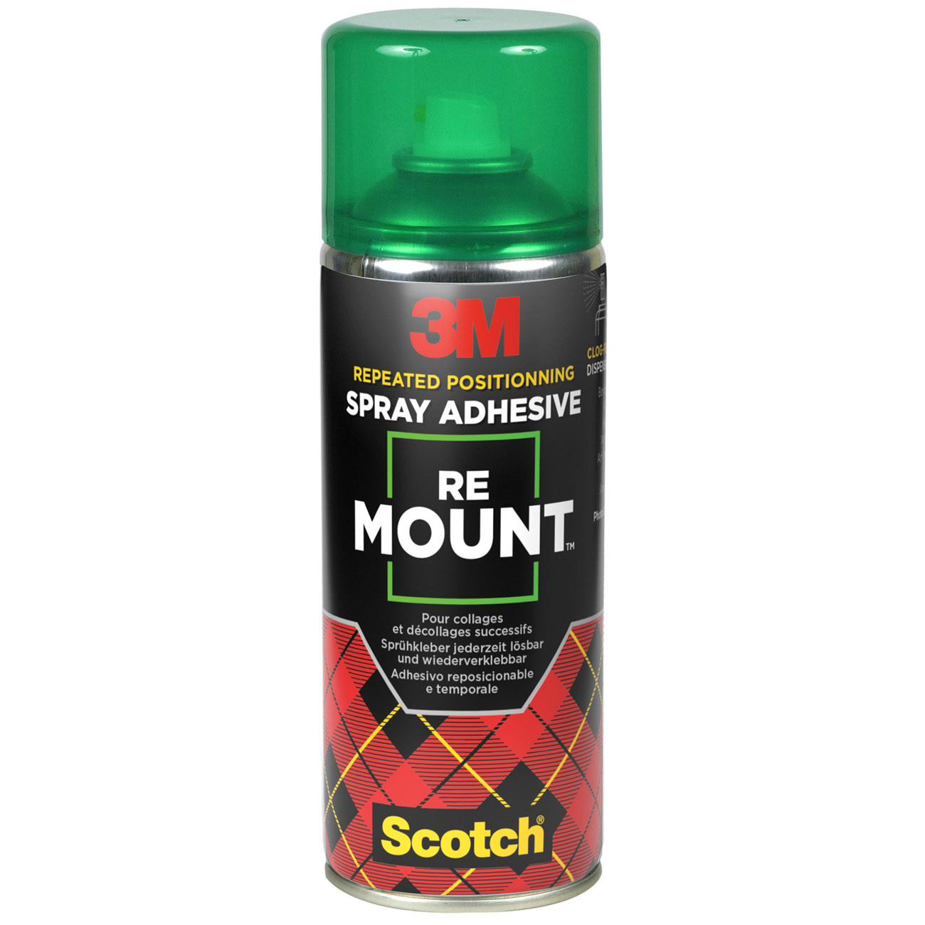 3M™+Colle+adhesive+non+permanente+ReMount™+sous+forme+de+spray+bombe+aerosol+400 ml