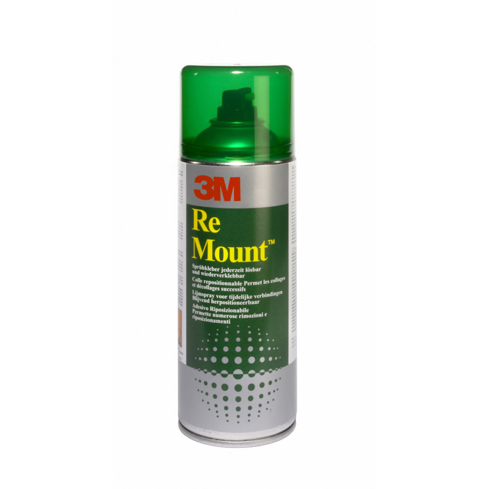 3M Colle adhsive non permanente ReMount sous forme de spray bombe arosol 400ml