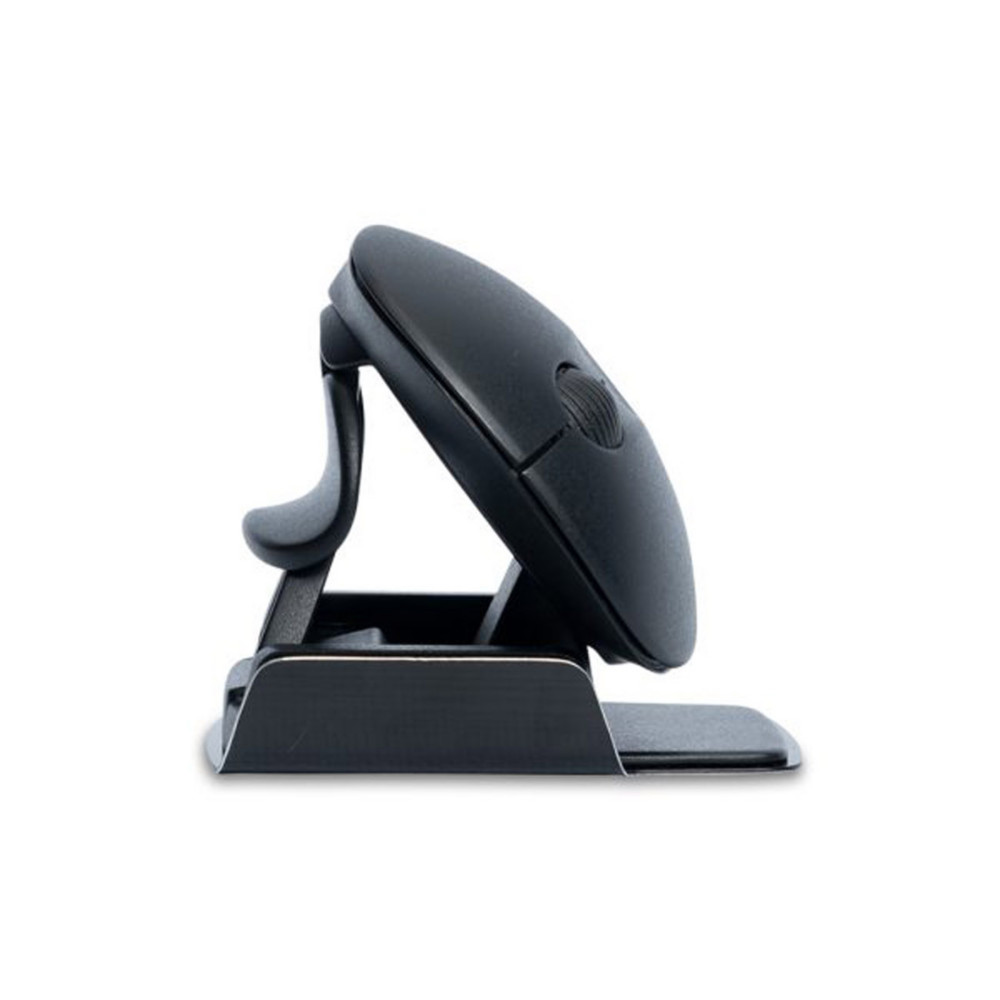 R-Go Tools Souris ergonomique ambidextre Twister pliable sans fil Bluetooth sur batterie rechargeable - Noir