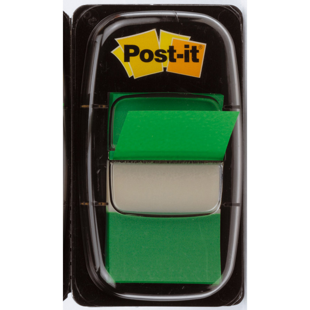 Post-it Marque-pages souples 25 x 43,2 mm - 50 index vert