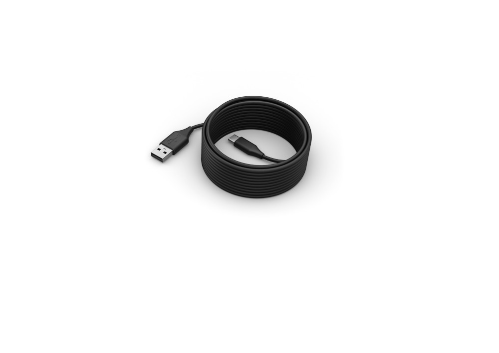 Jabra Cble 2.0 USB-C vers USB-A pour Panacast 50 - 5 m Noir