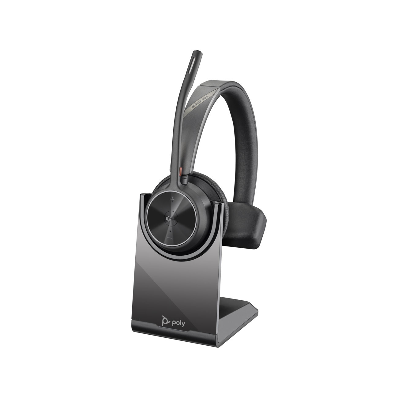 Poly Voyager 4310 Teams Mono Casque sans fil Bluetooth + Dongle USB-C + Station de charge