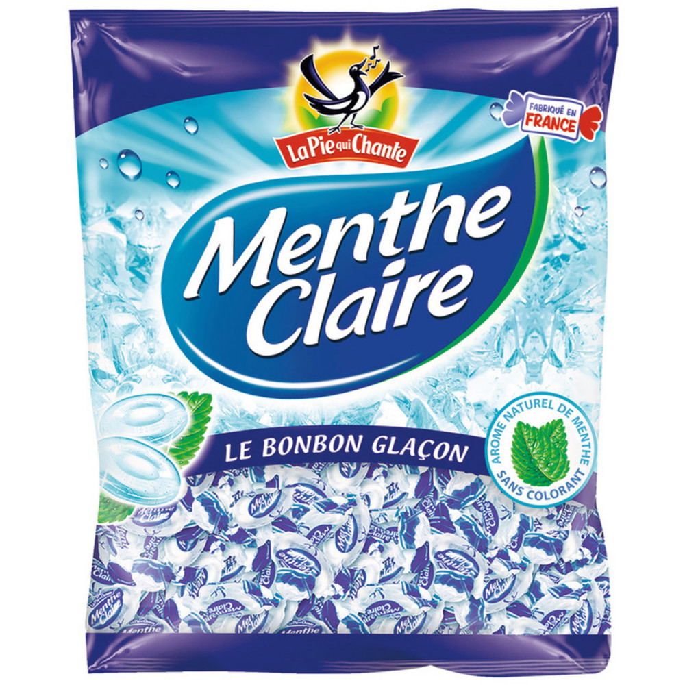 Menthe claire Bonbons armatiss  la menthe - Paquet de 124 g