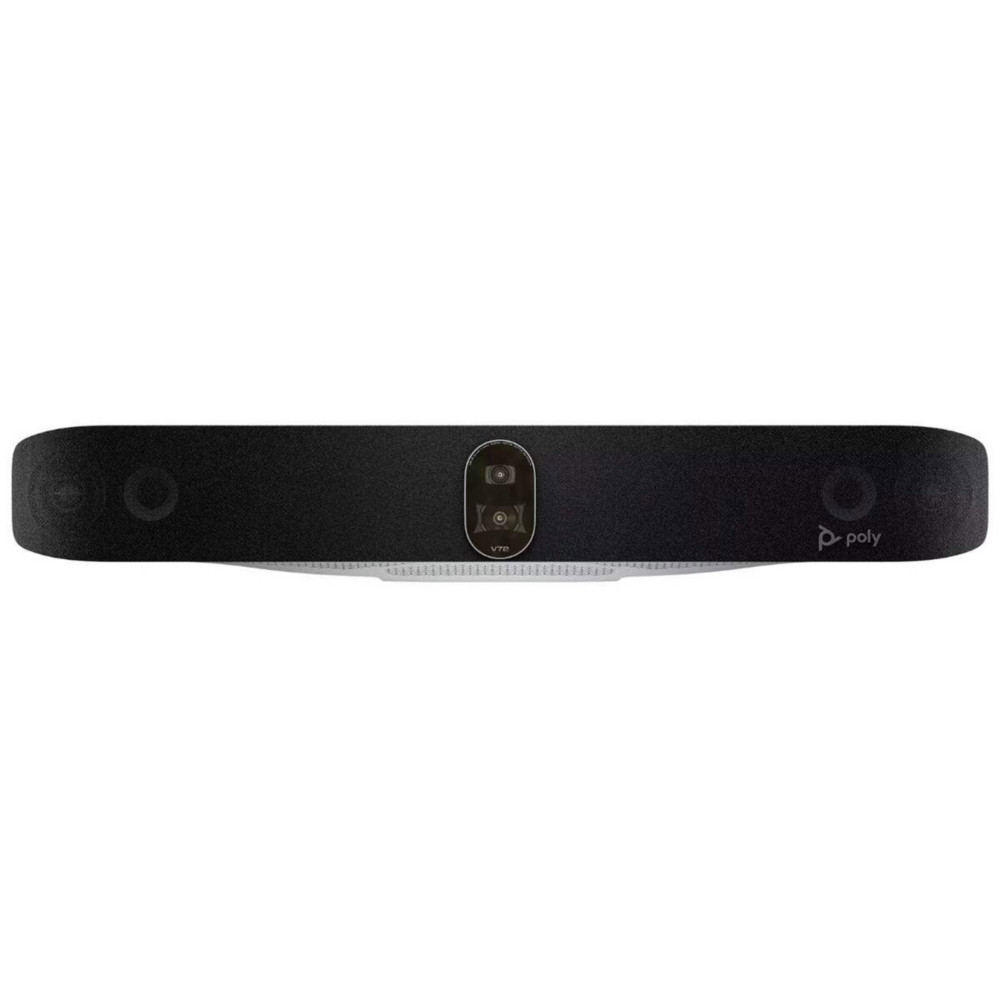 Poly Barre de vidoconfrence tout en un Studio V72 USB avec haut parleur - Salle de runion jusqu' 15 participants