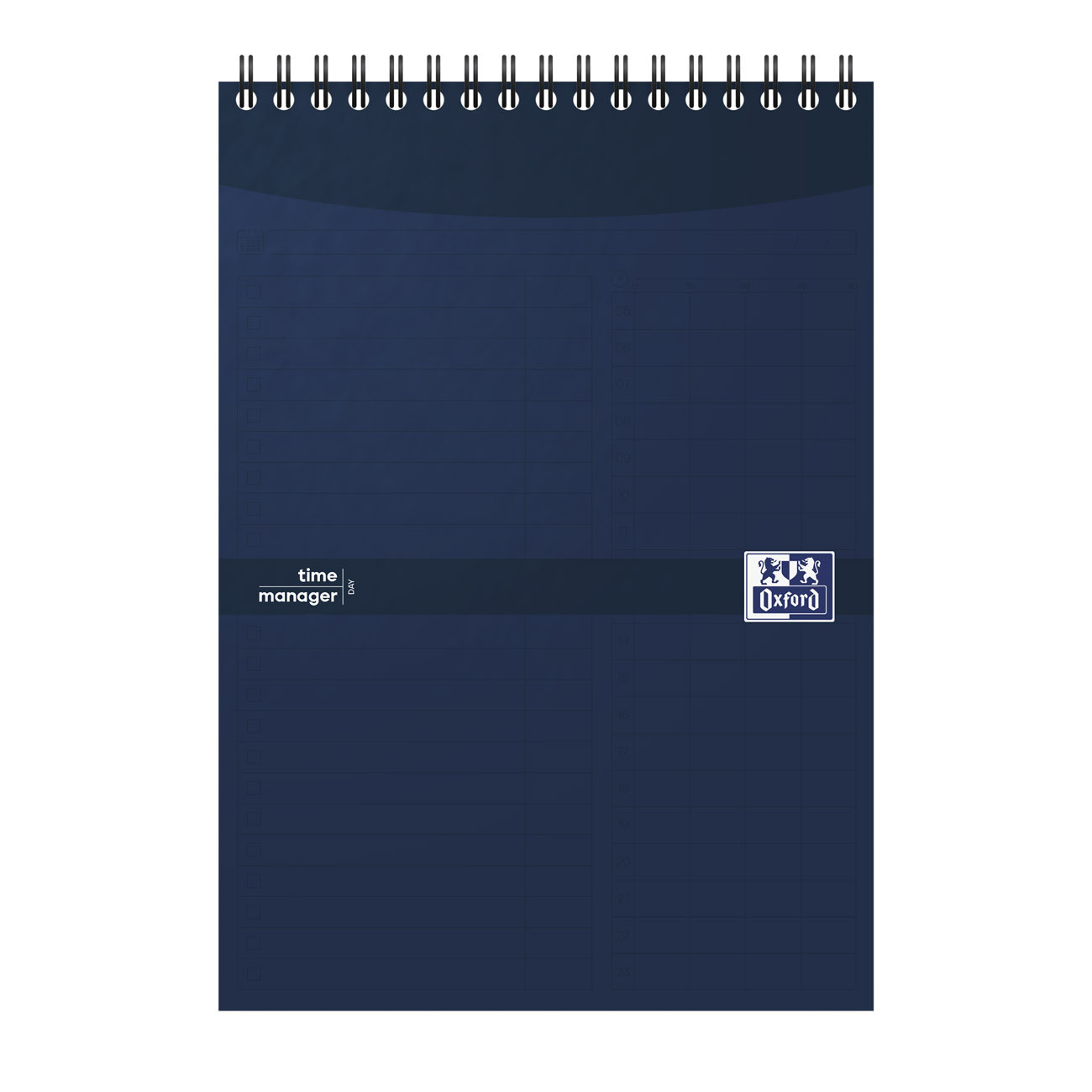 Oxford Bloc notes Time Manager A5 Spirale 14 8 x 21 cm 8090 g 140 pages Couleur