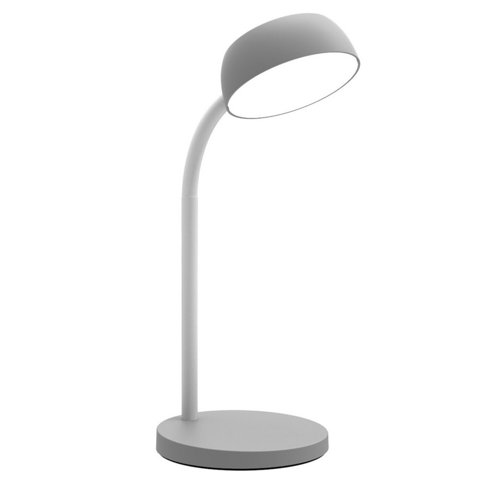 Unilux Lampe de bureau Tamy Led intgre - 6W - Bras flexible 360 - Gris