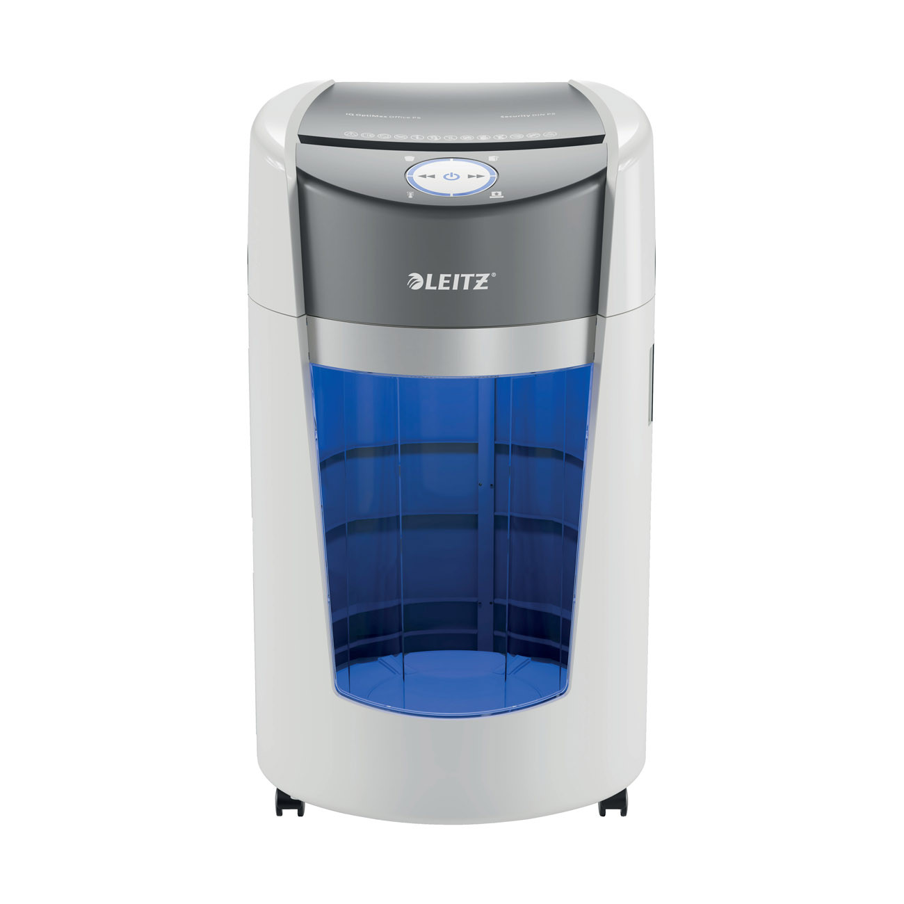 Leitz Destructeur de documents IQ OptiMax coupe micro DIN P5 - 10 feuilles - Corbeille 35 L