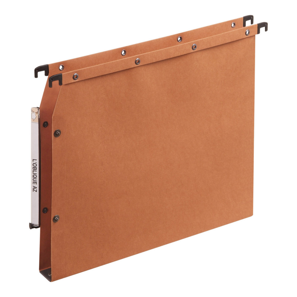Elba Dossier suspendus pour armoire Ultimate A4 Kraft - 350 feuilles - Fond U 30 mm - Orange - Lot de 25