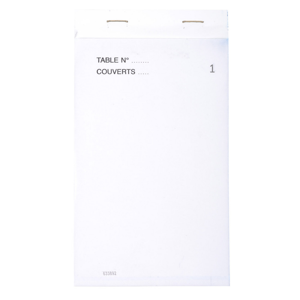 Exacompta Bloc Matre d'Htel 50 feuillets autocopiants numrots dupli 9,5 x 17 cm