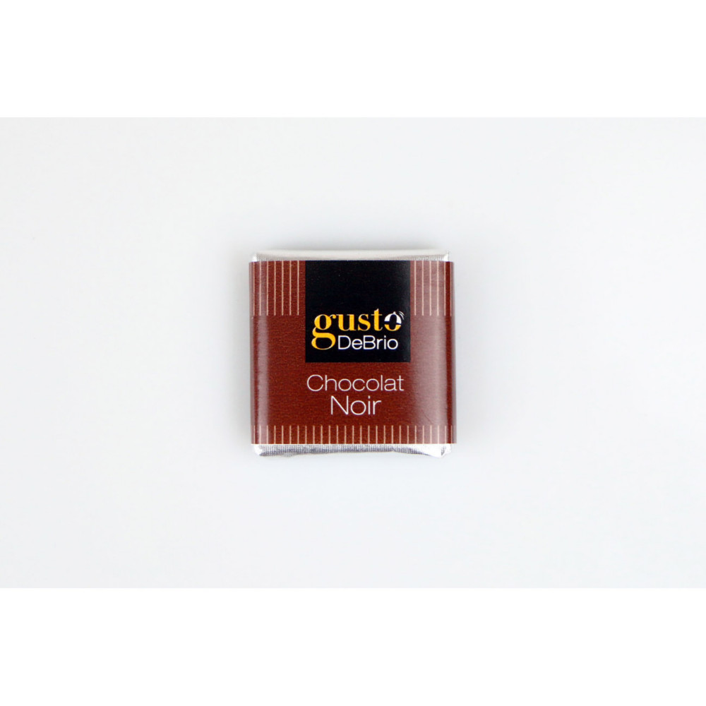 Gusto DeBrio Chocolats noir - Bote de 200 carrs