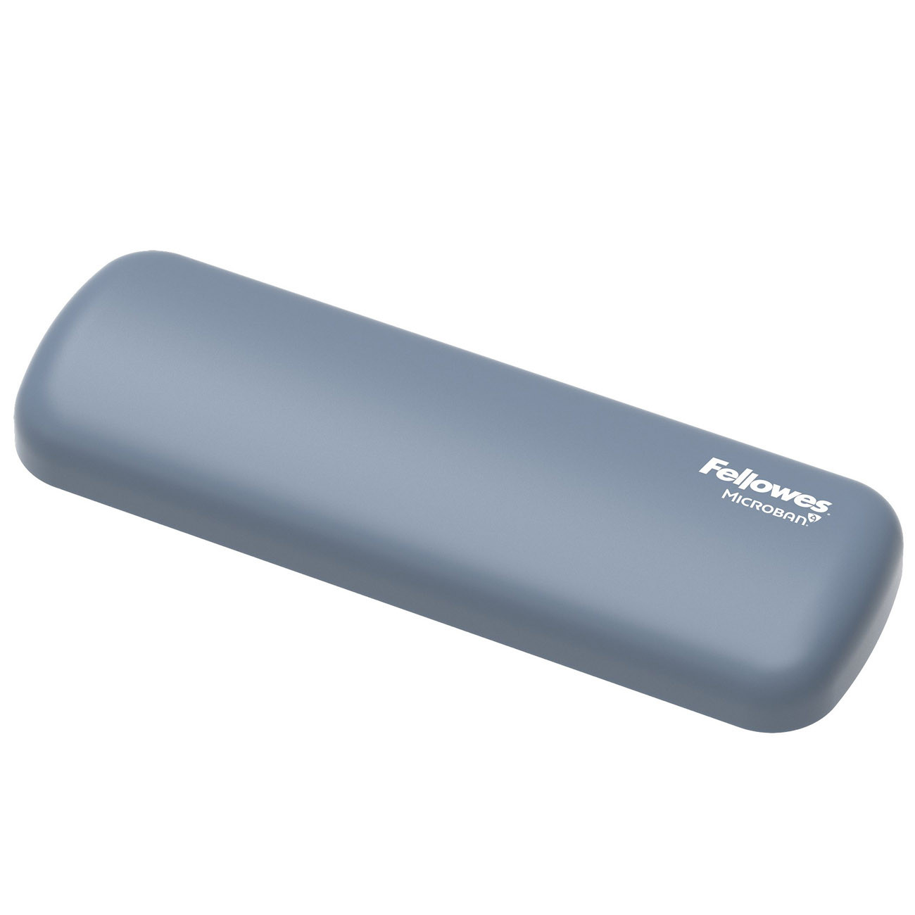 Fellowes Repose-poignet Breyta pour souris - Coussin antibactérien en silicone doux - L. 18 x P. 6 cm - Bleu