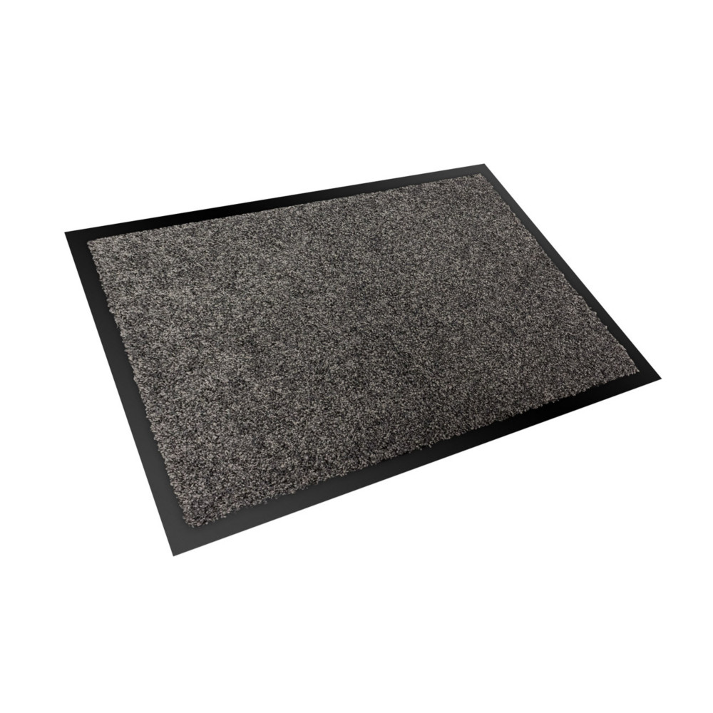 Paperflow Tapis de sol intrieur anti absorbant multifibres - 90 x 150 cm - Gris anthracite