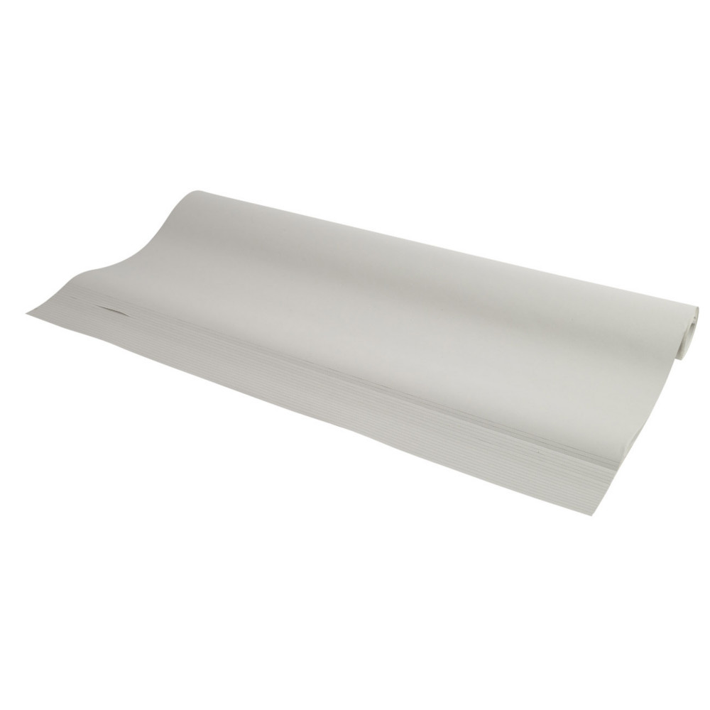 Exacompta Recharge de papier recycl pour tableaux - blanc uni 80g microperfor - Rouleau de 20 feuilles 63 x 98 cm