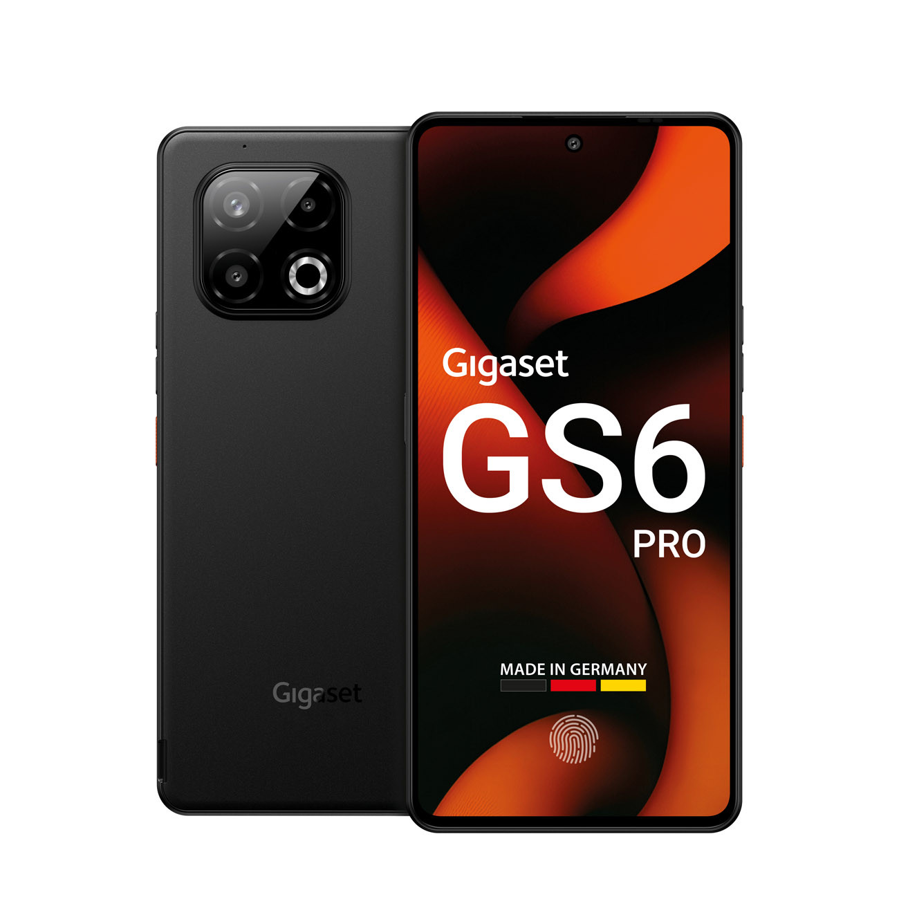 Gigaset Smartphone GS6 Pro - Ecran Oled FHD+ 6,67'' - Mémoire 256 Go - Carte eSIM - Noir