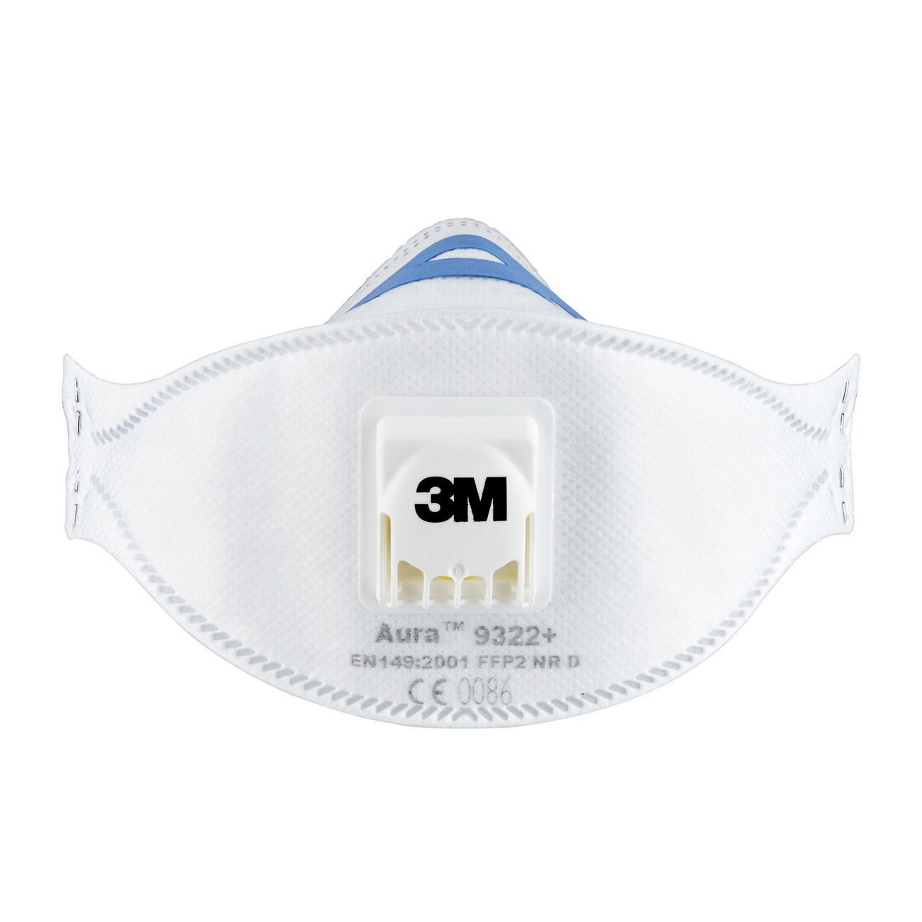 3M Masque anti poussière pliable FFP2 avec soupape - Blanc - Lot de 2