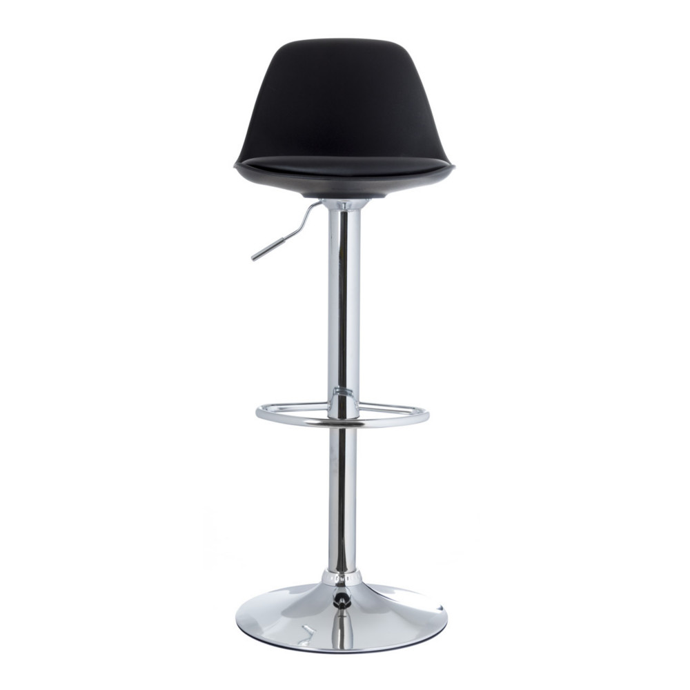 Paperflow Tabouret  hauteur rglable Bobba - Noir - Lot de 2