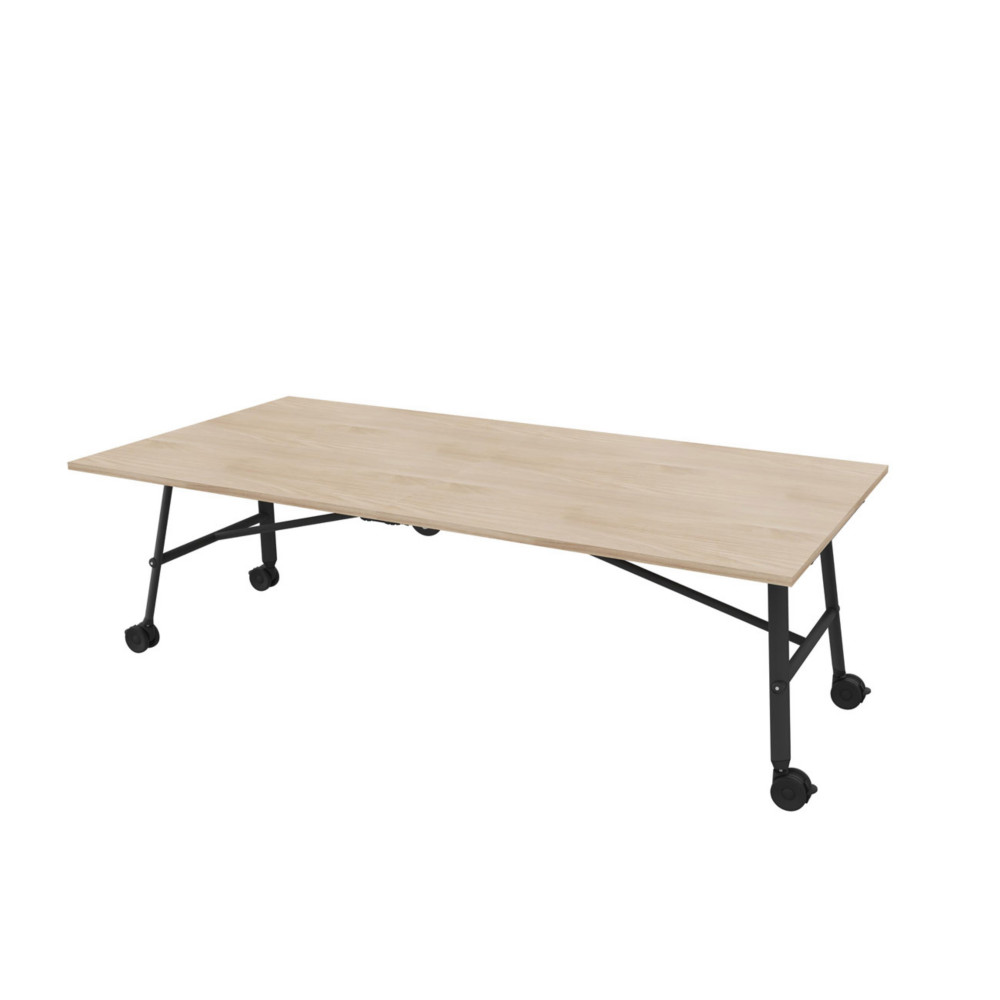 Table mobile plateau rabattable Serenity 240 x 120 cm Orme  Pied Noir