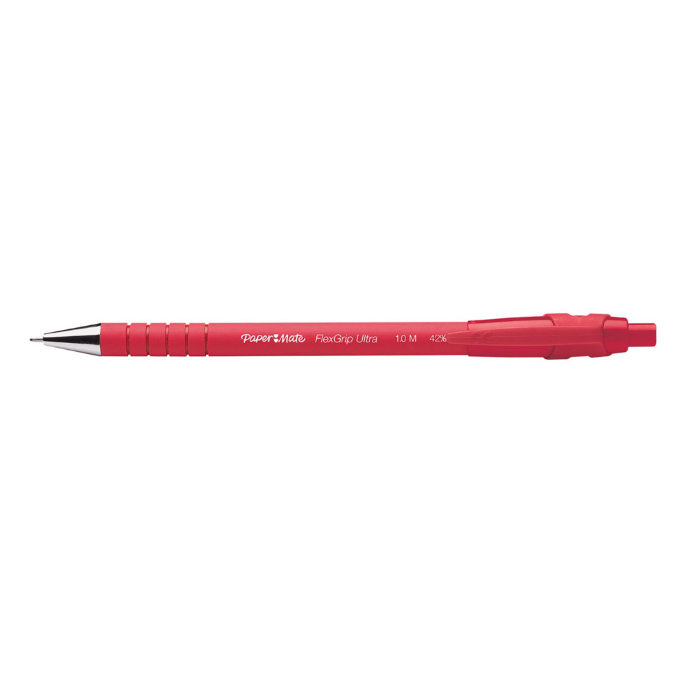 Paper Mate Flexgrip Ultra RT Stylo bille rtractable pointe moyenne 1 mm rouge