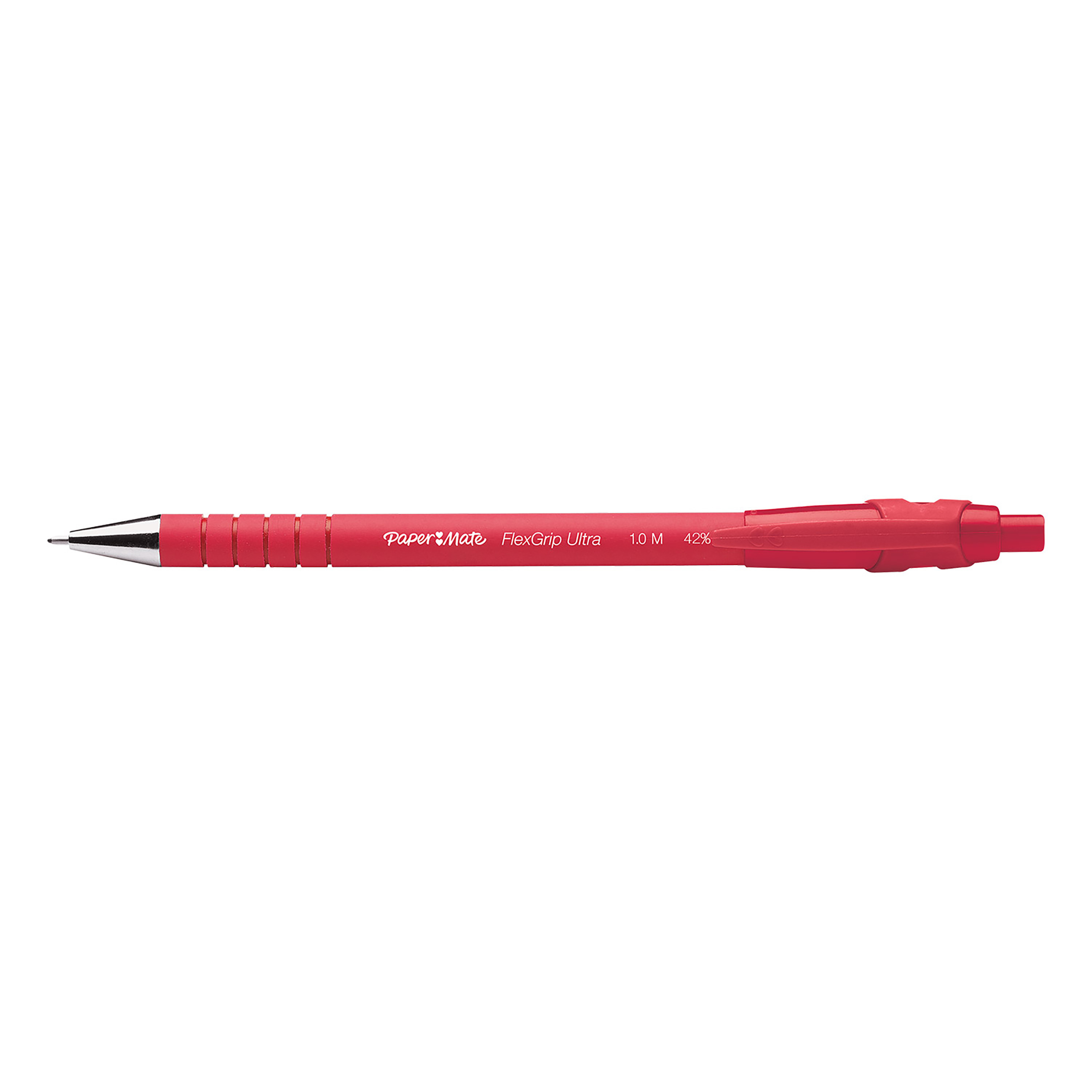 Paper Mate Flexgrip Ultra RT Stylo bille rétractable pointe moyenne 1 mm rouge