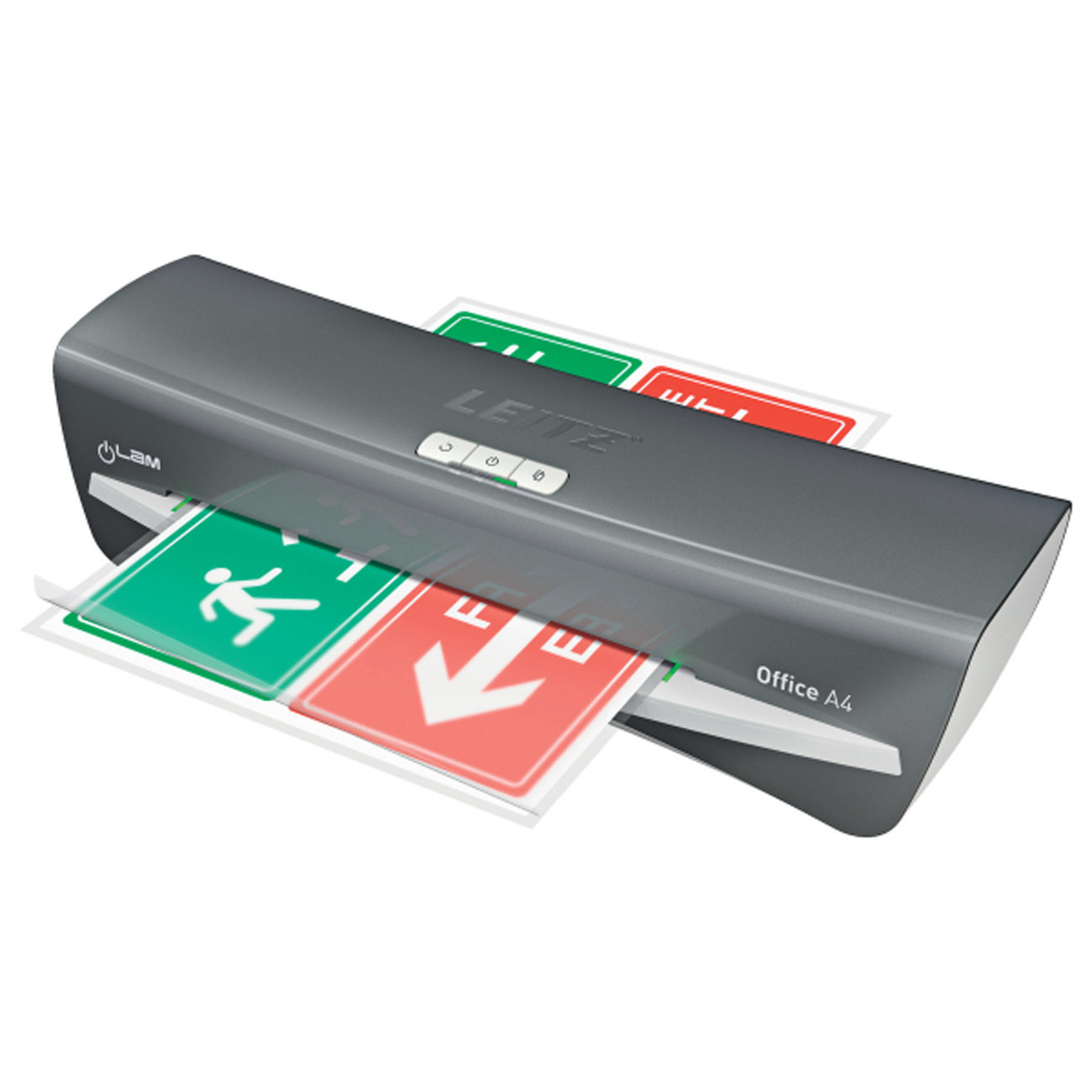 Leitz Plastifieuse iLAM Office A4 - 125 microns - Argent