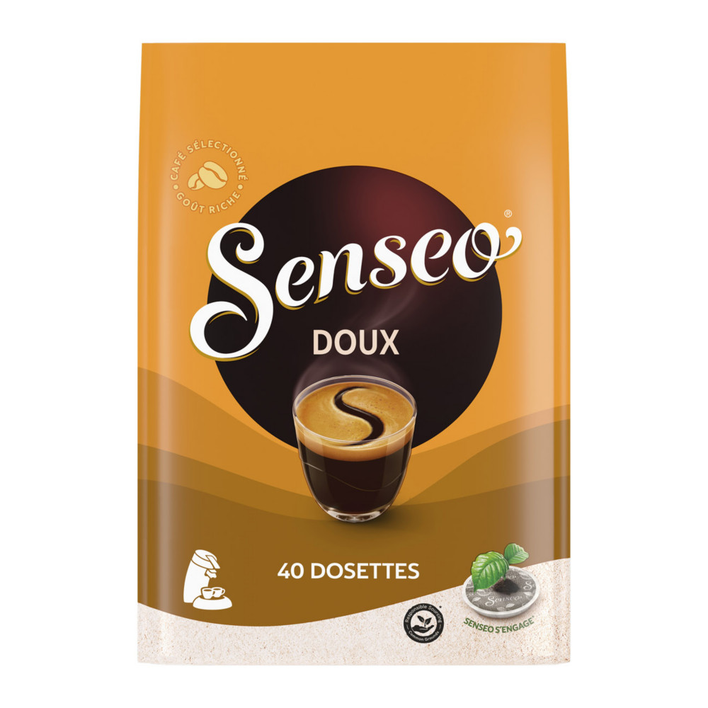 Senseo Caf doux - 40 dosettes souples